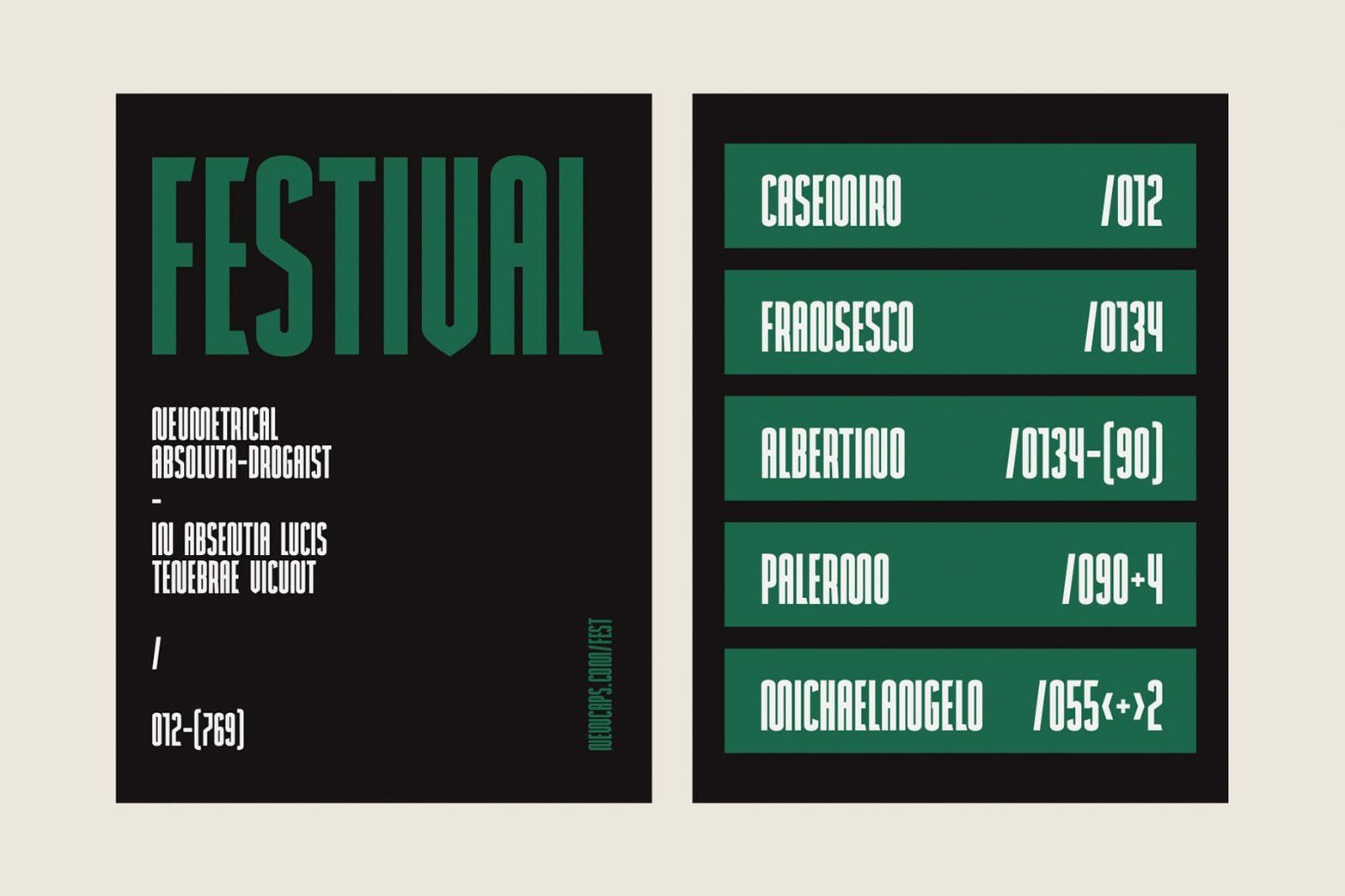 Newcaps - Modern Logo Font