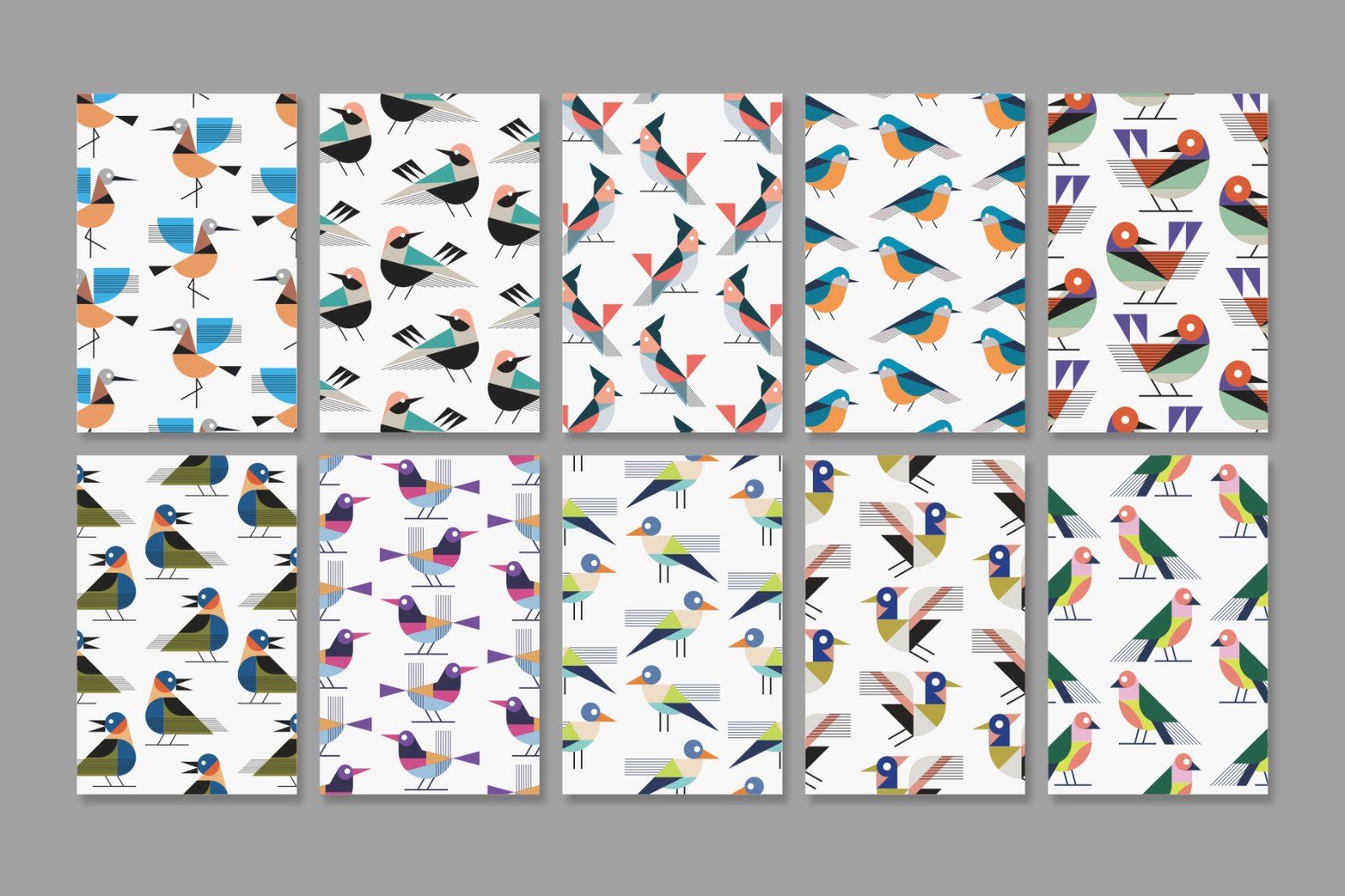 Flat Birds Illustrations & Patterns — image 6