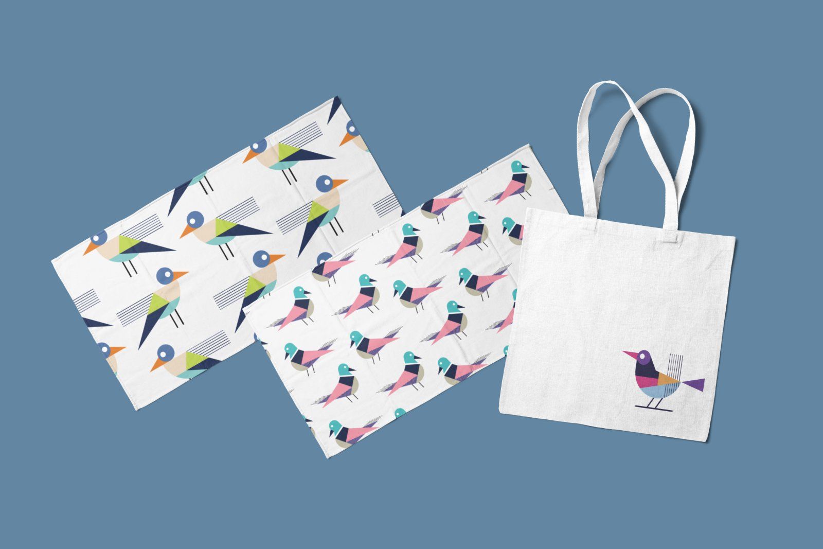 Flat Birds Illustrations & Patterns — image 4