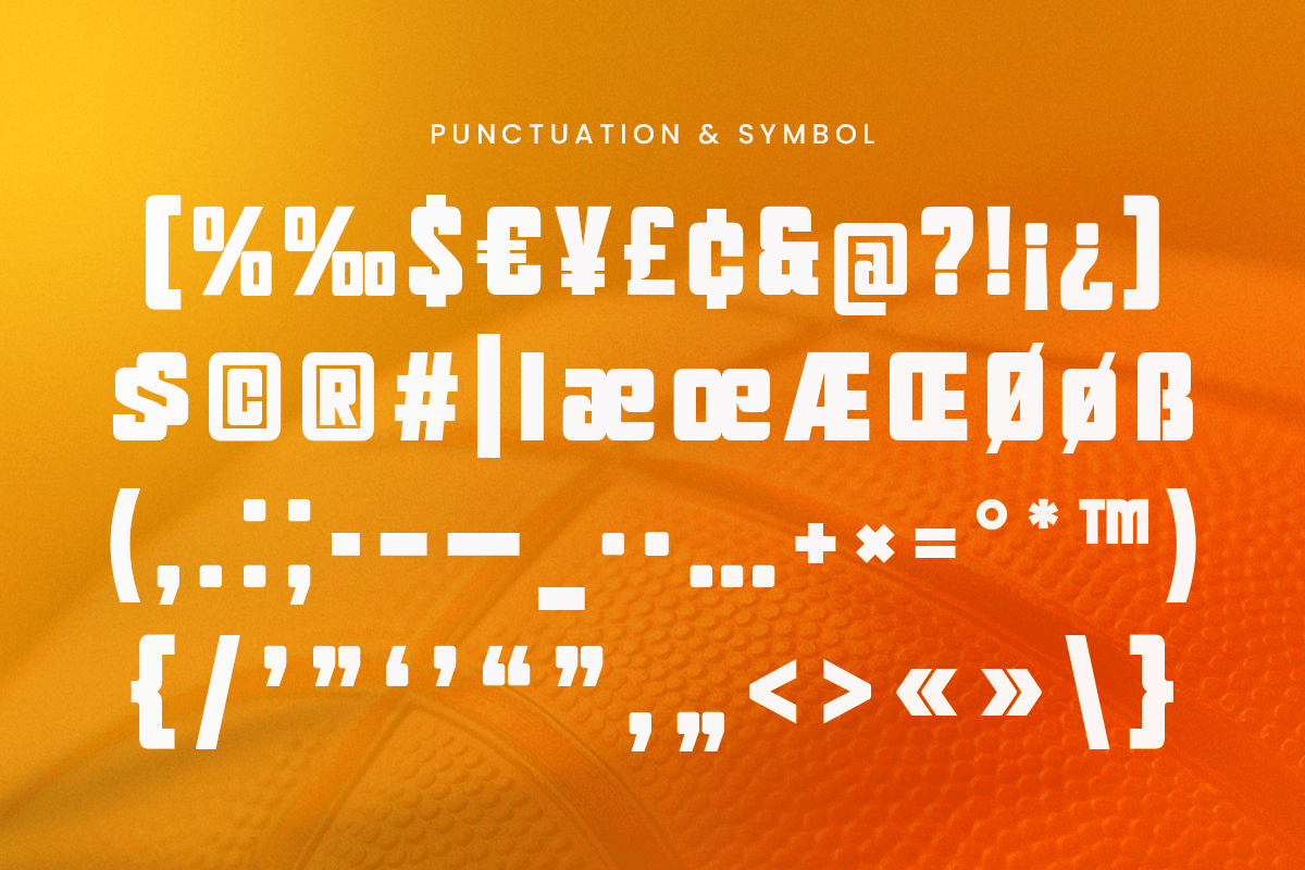 Nibor-Condensed Sport Font — image 10