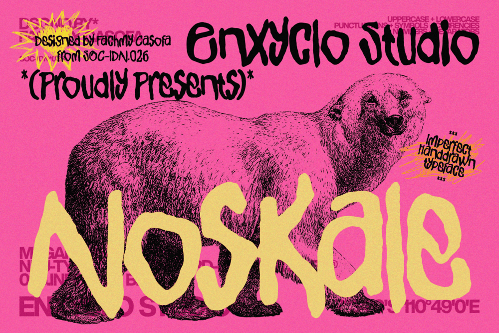NOSKALE  — Raw Branding Font — image 1