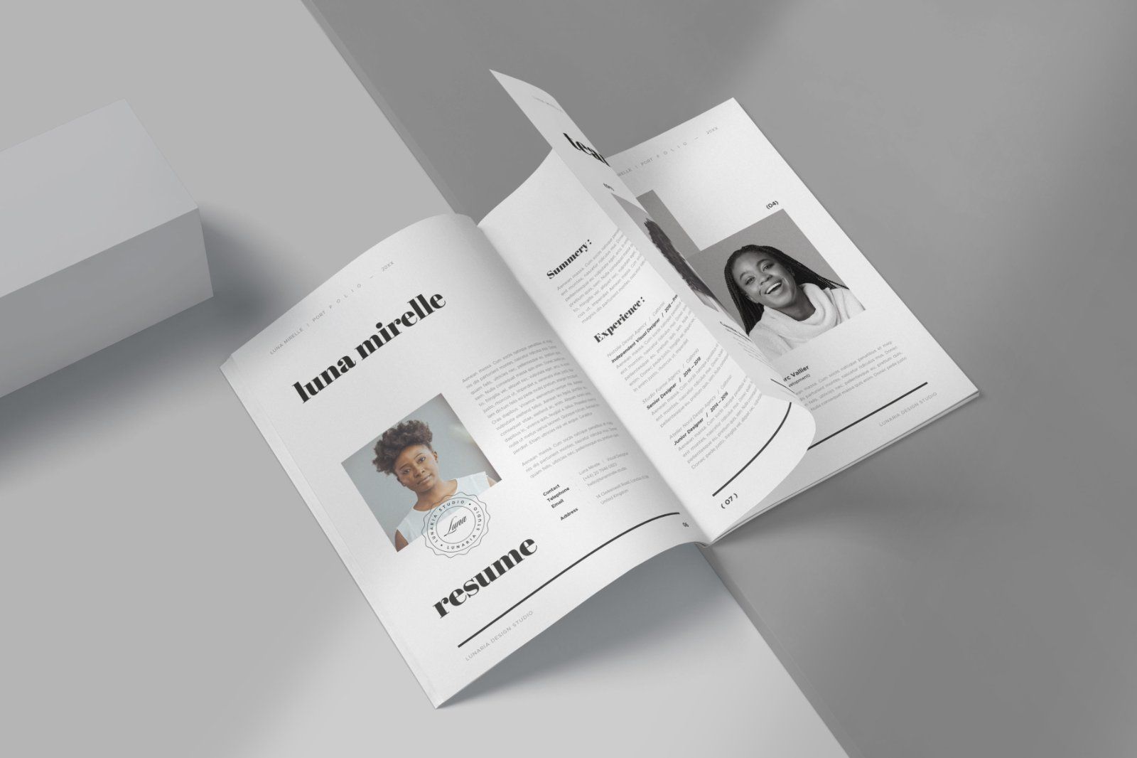 NOVARA – Minimal Editorial Portfolio