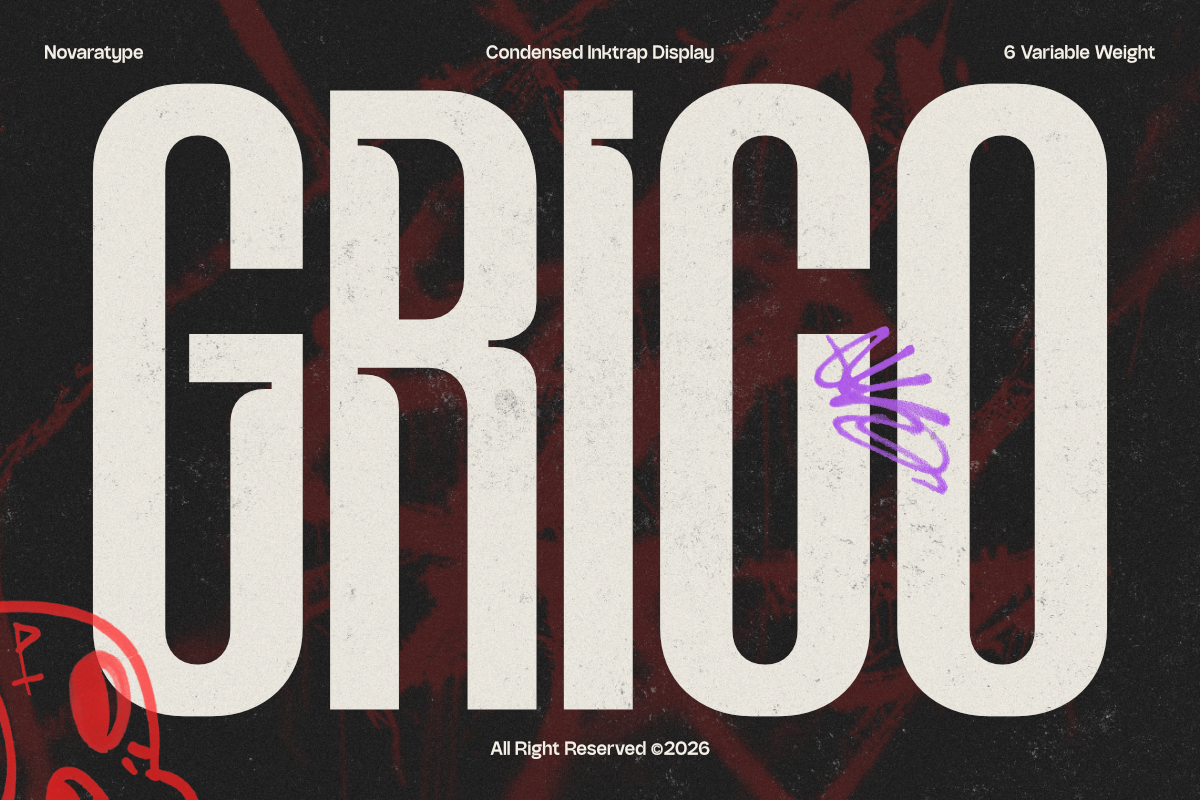 NV GRICO – Condensed Sans Serif Font Family — image 1