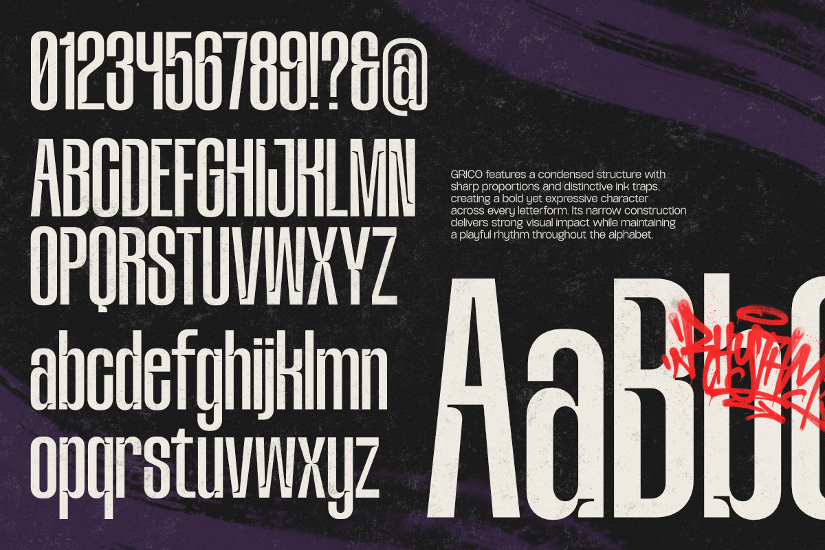 NV GRICO – Condensed Sans Serif Font Family — image 2