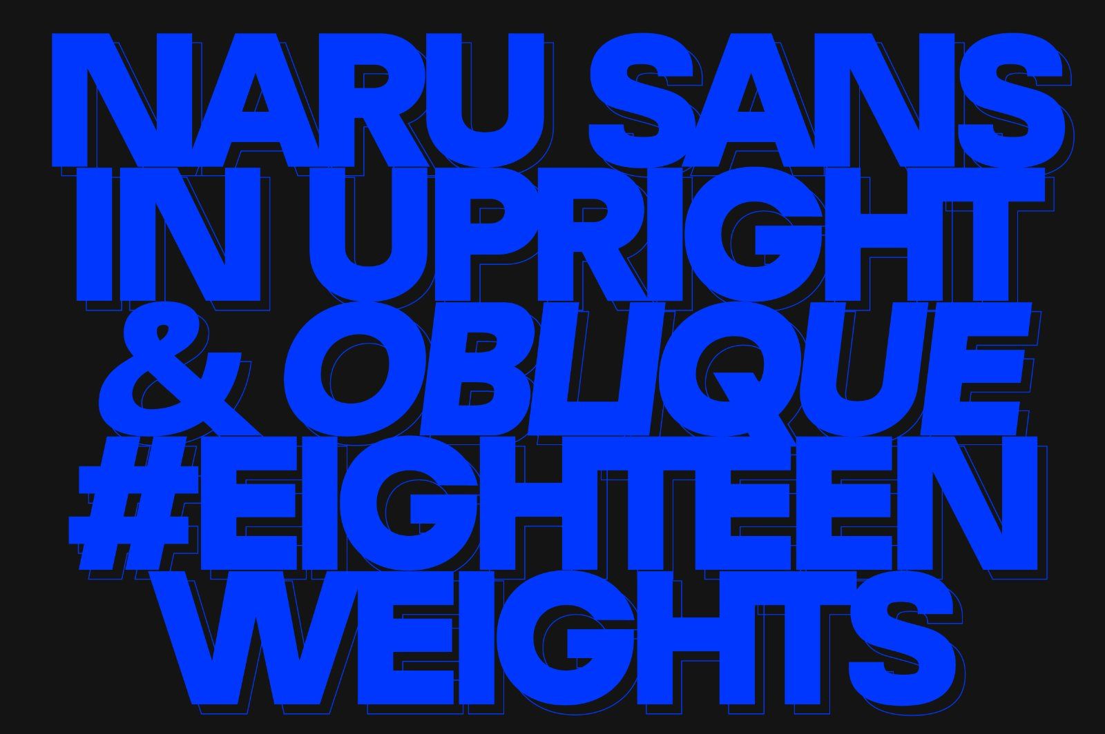 Naru Sans a Geometric Sans Family — image 2