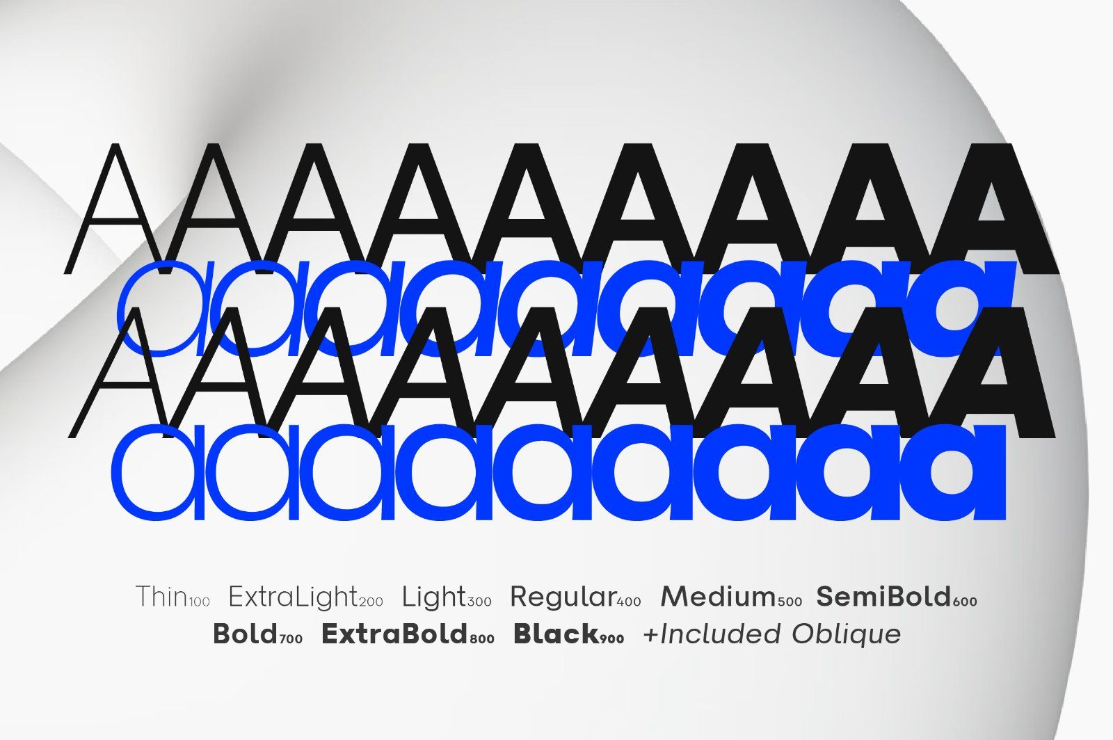 Naru Sans a Geometric Sans Family — image 3