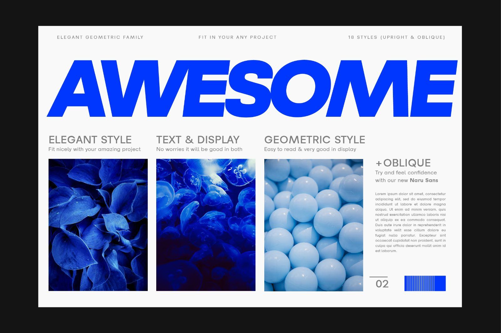 Naru Sans a Geometric Sans Family — image 4