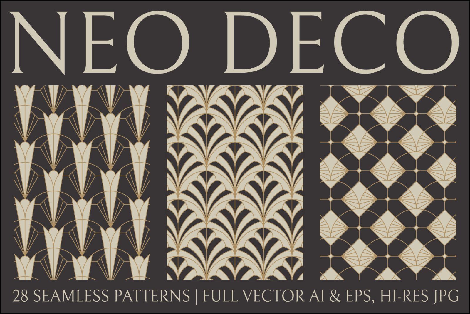 Neo Deco Seamless Pattern — image 1