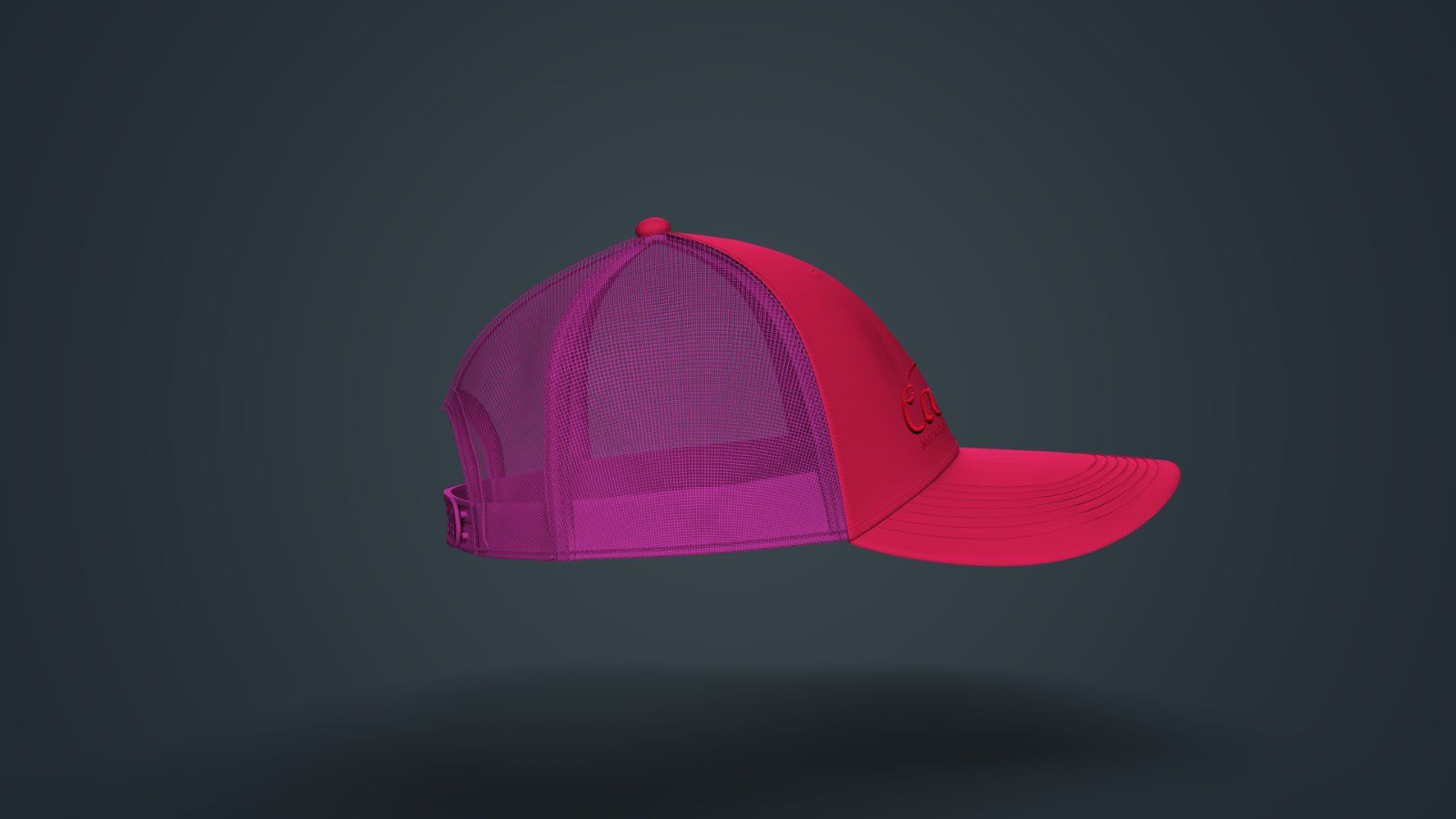 Trucker Cap Mockup – Mesh Snapback Hat, 7 PSD Files