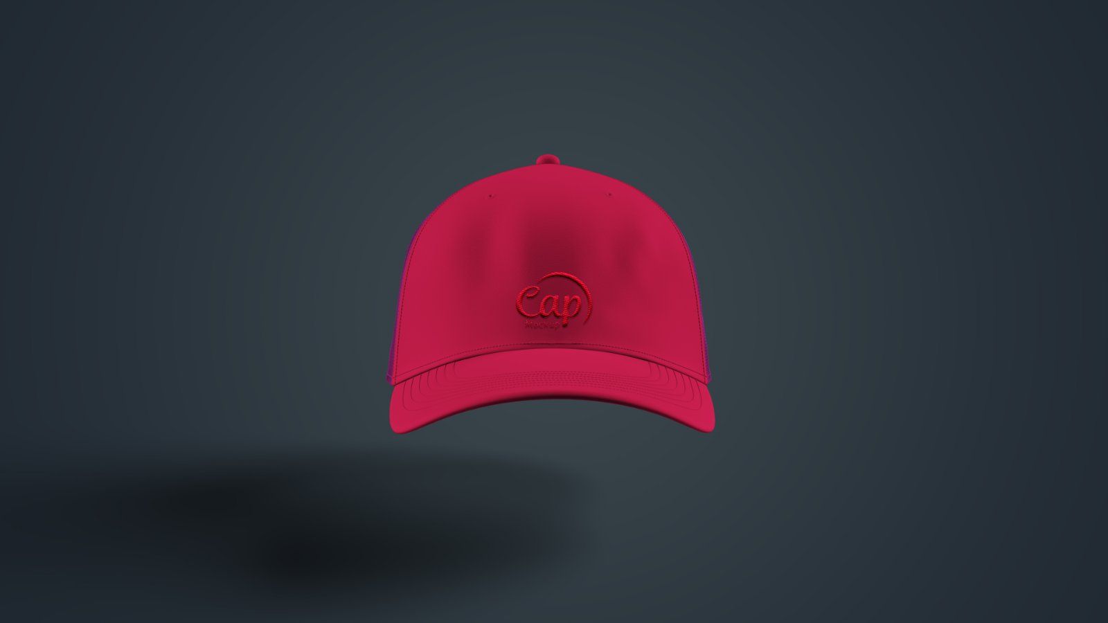 Trucker Cap Mockup – Mesh Snapback Hat, 7 PSD Files