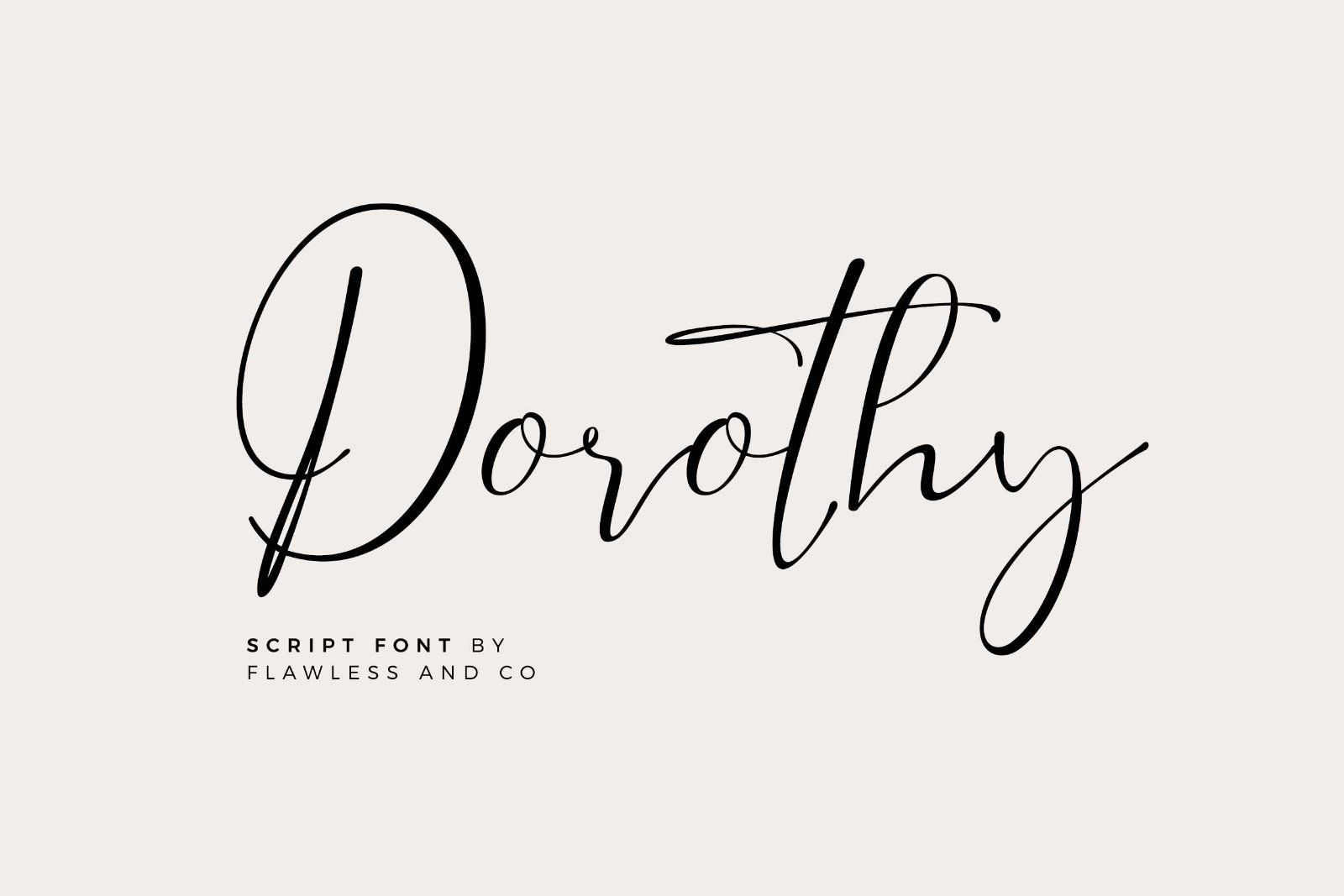 Dorothy - Elegant Script Font — image 1