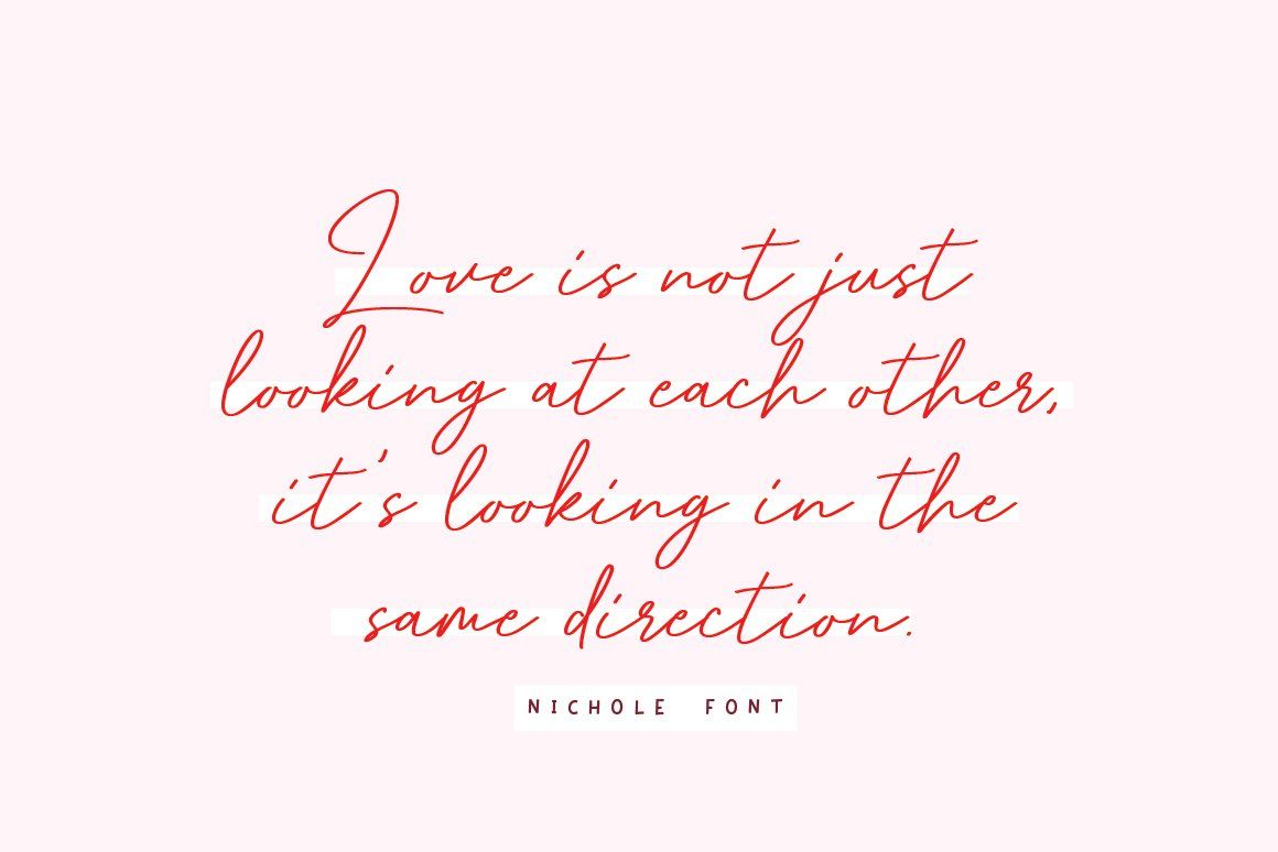 Nichole – Romantic Handwritten Script