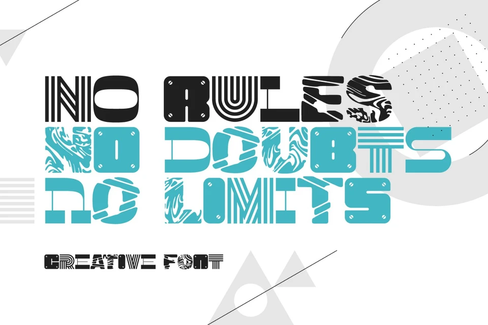 No Rules font