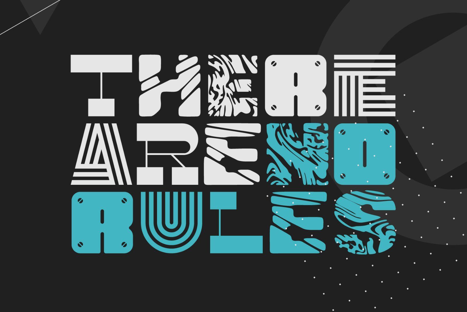 No Rules font — image 4