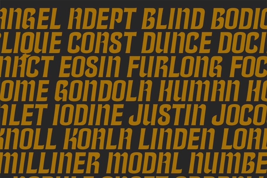 Sigrid: Semi-Gothic Stencil Font — image 4