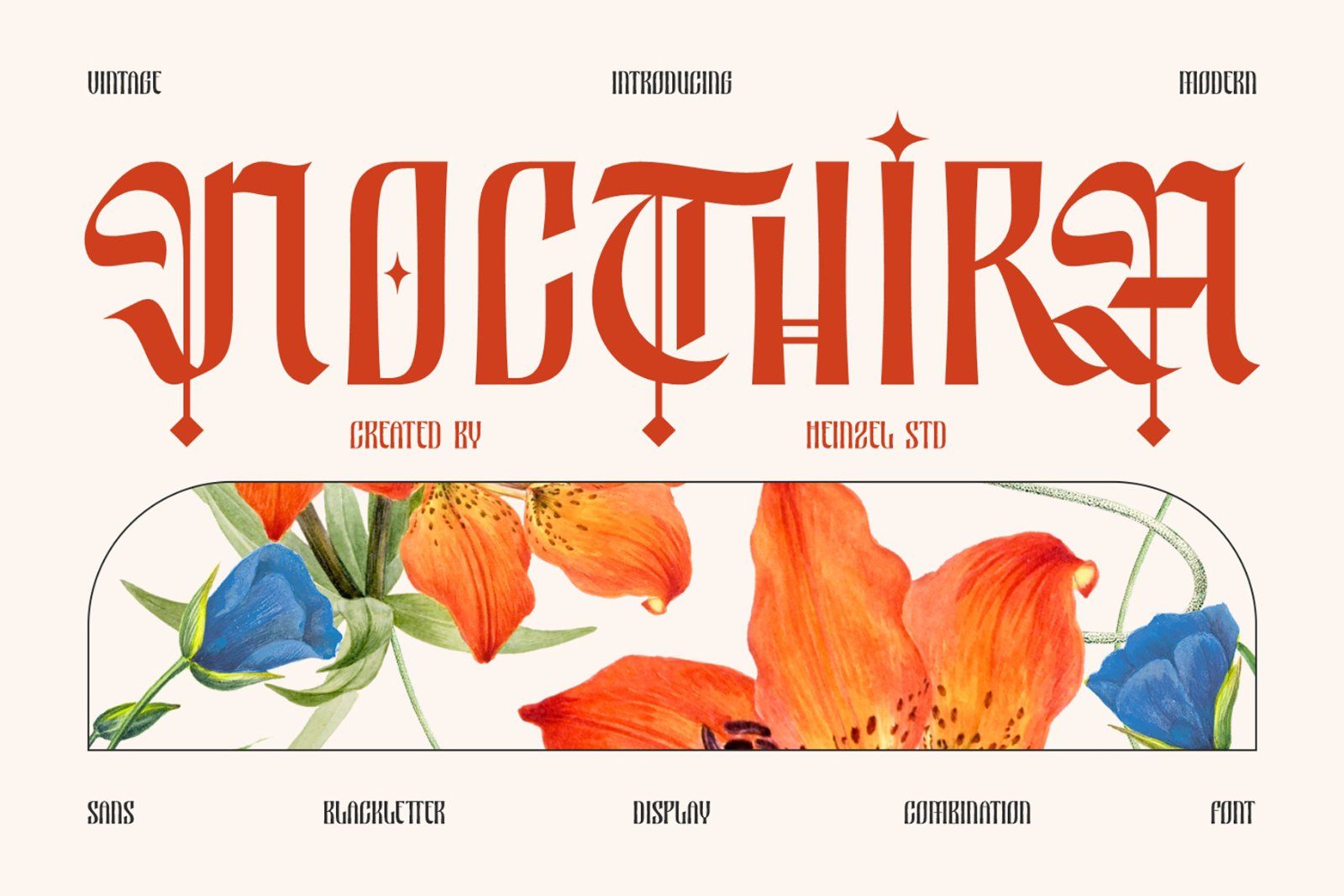 Nocthira Blackletter Typeface Font — image 1