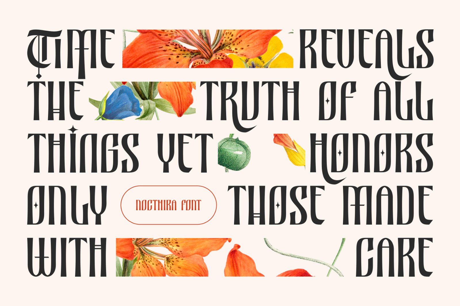 Nocthira Blackletter Typeface Font — image 3