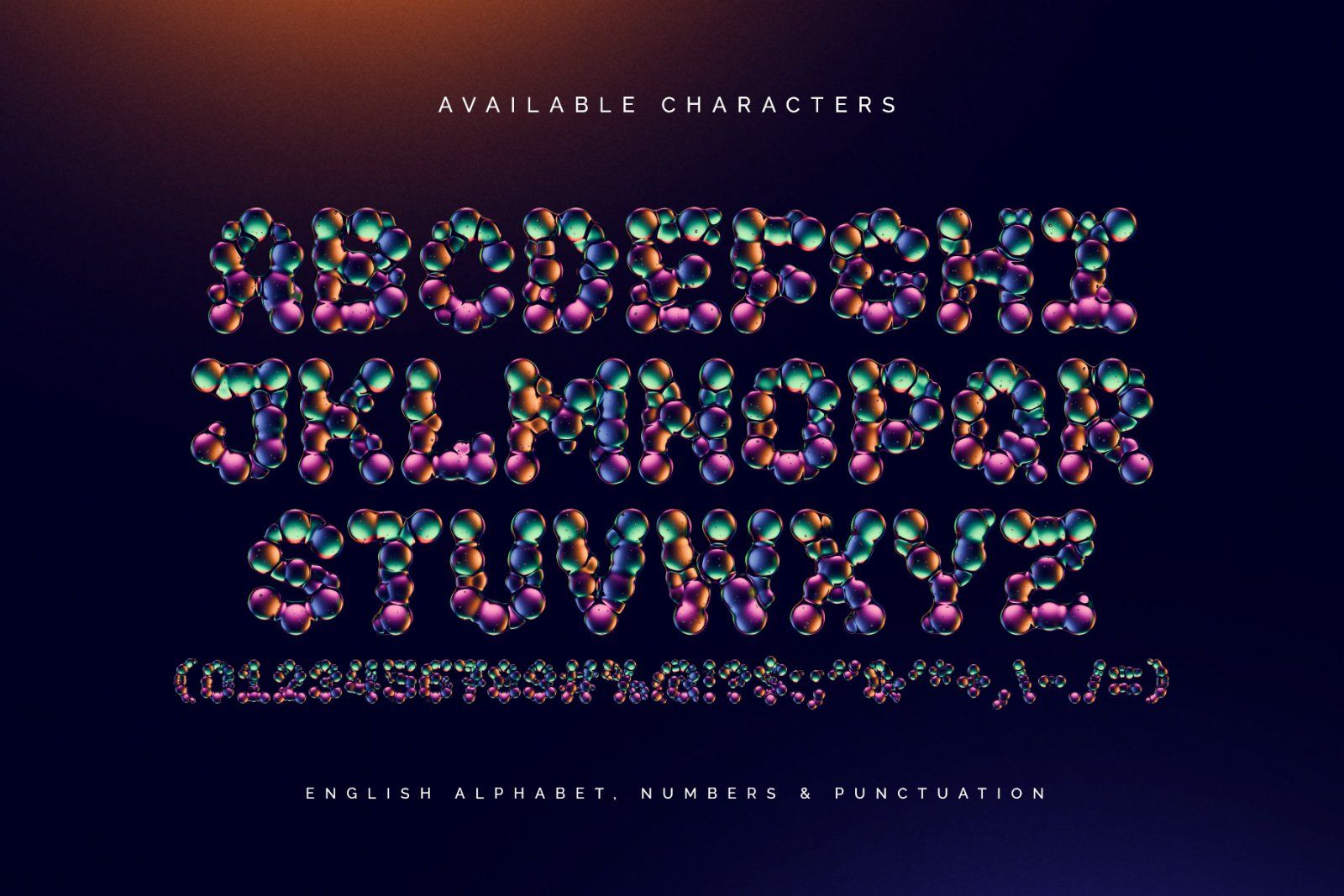 Nocturnal ORB - Color Bitmap Font — image 4