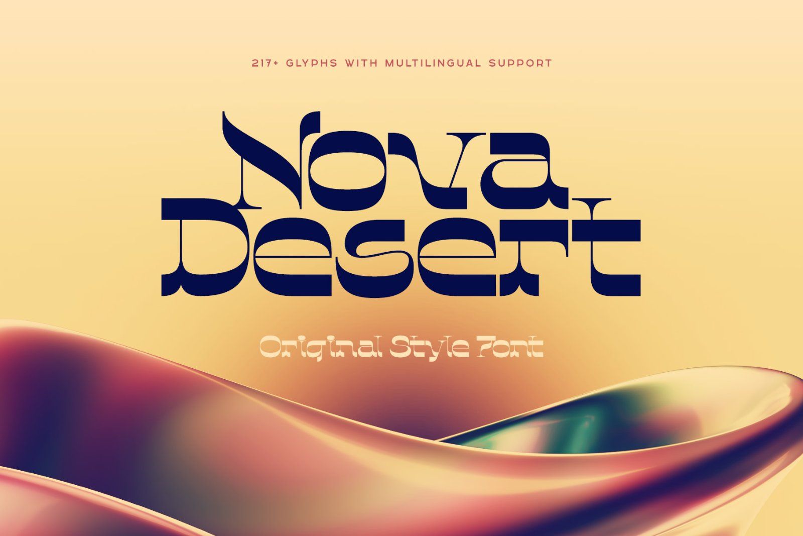 Nova Desert — Original Style font — image 1