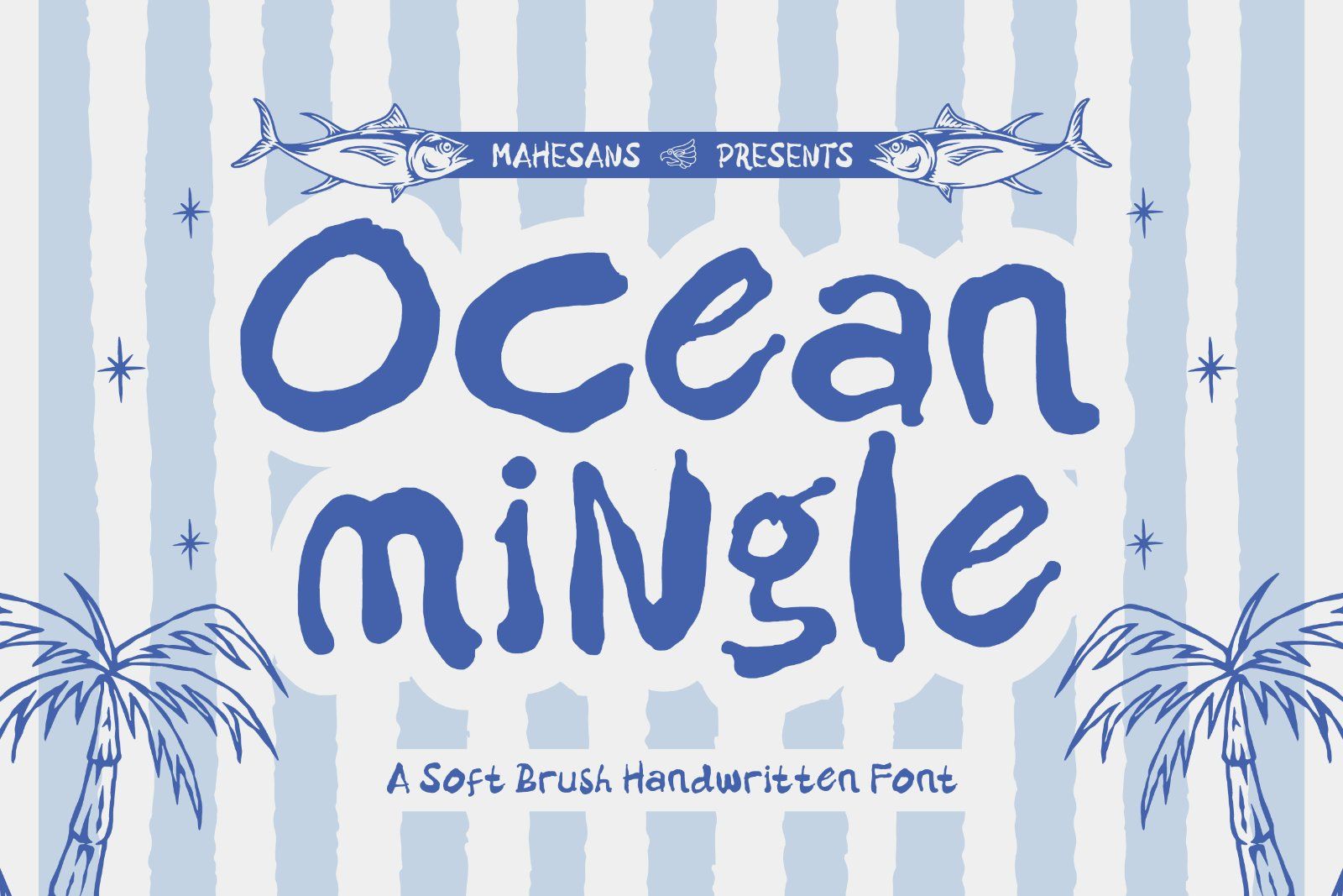 Ocean Mingle - Soft Brush Handwritten Font — image 1