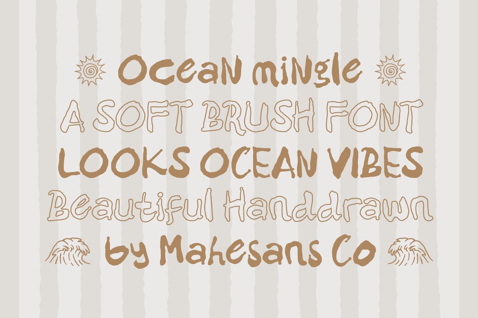 Ocean Mingle - Soft Brush Handwritten Font — image 2