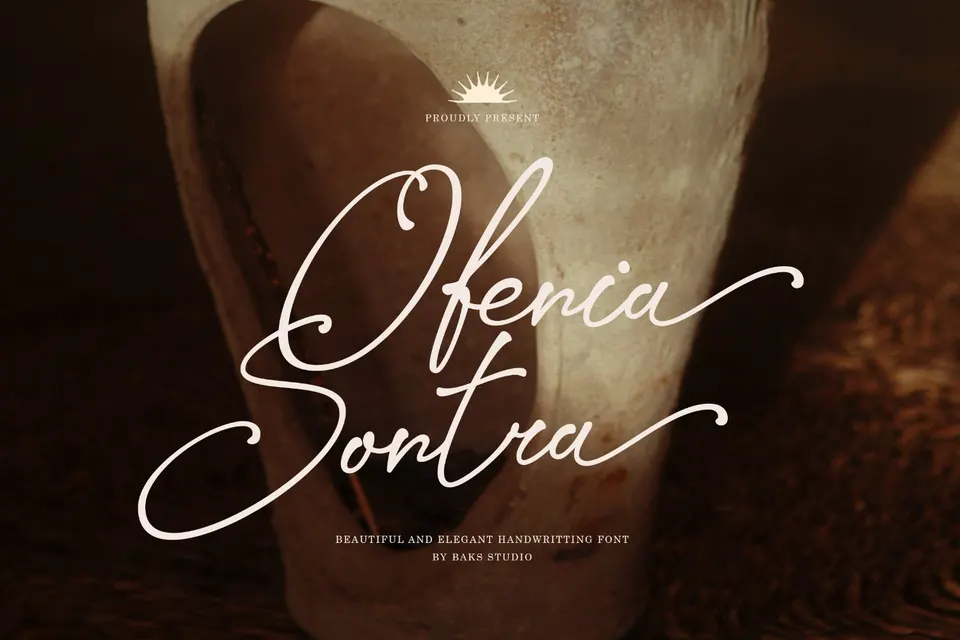 Ofenia Sontra | Elegant Script Font