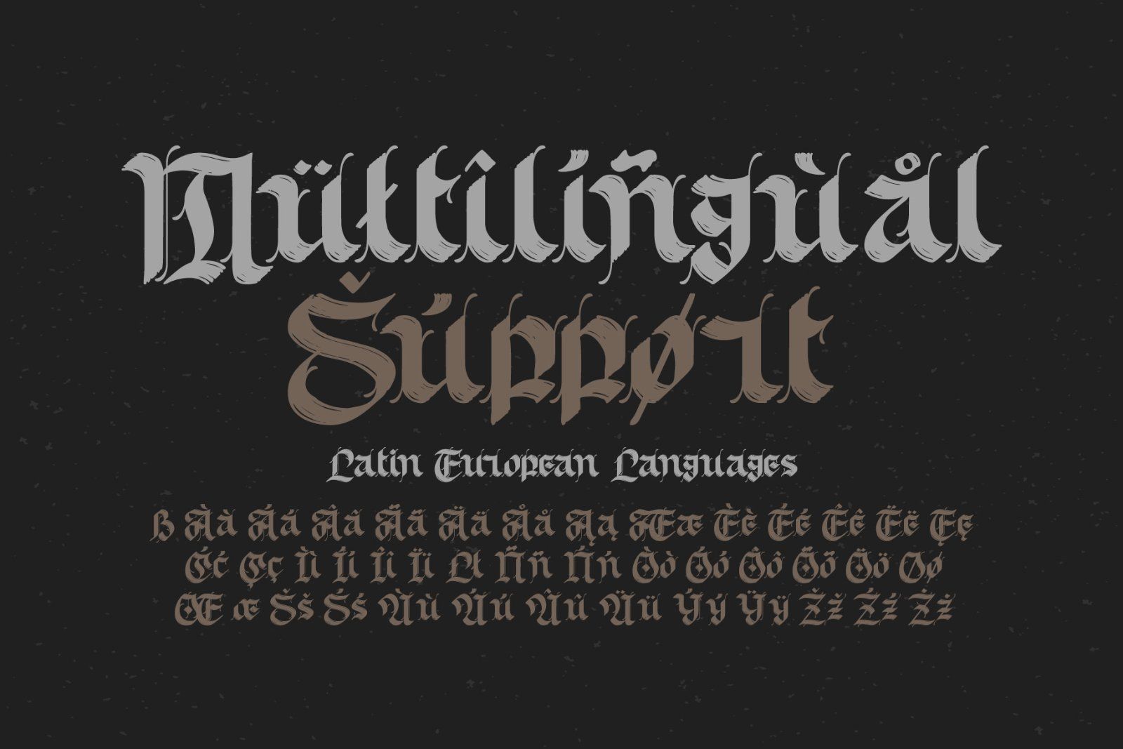 Old Skull Calligraphic Font & Bonus — image 4