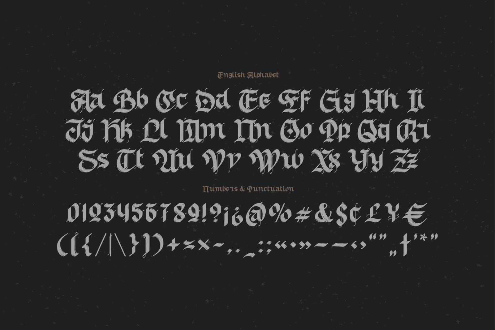 Old Skull Calligraphic Font & Bonus — image 5