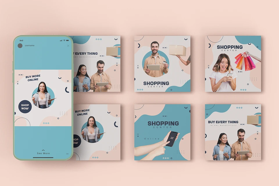 Online Shopping-Social Media Template-014-22