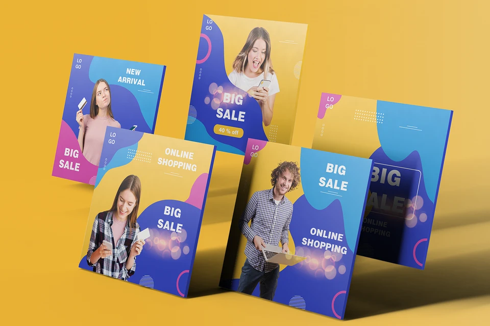 Online Shopping-Social Media Template-021-22