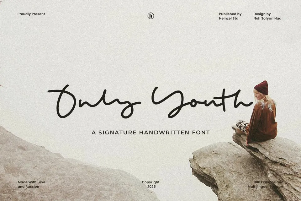 Only Youth Signature Handwritten Font