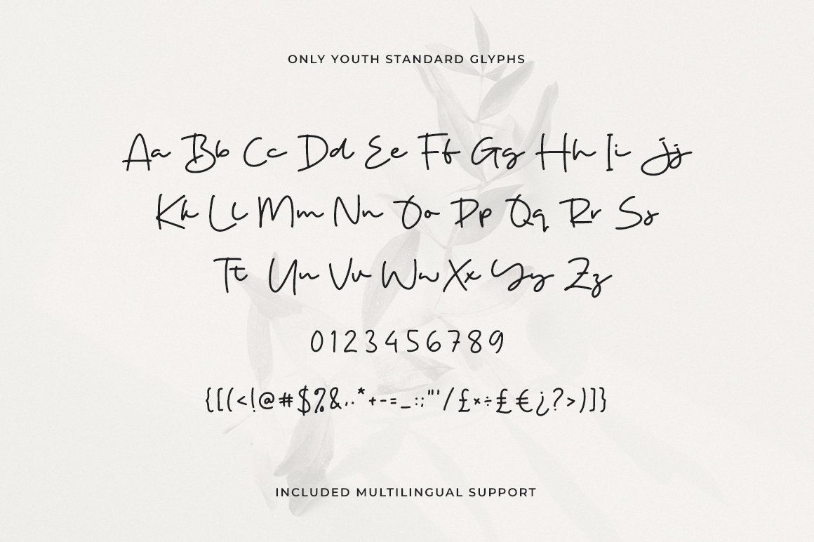 Only Youth Signature Handwritten Font — image 8