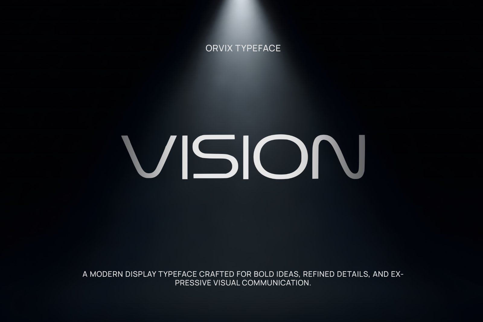 Font Orvix — Modern Display Typeface — image 5