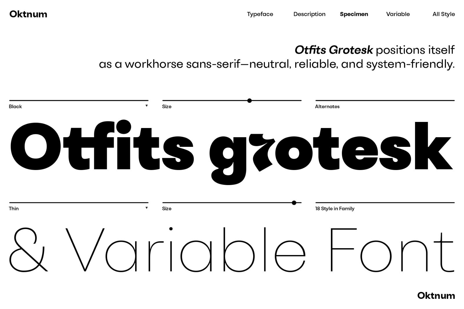 Otfits Grotesk Display