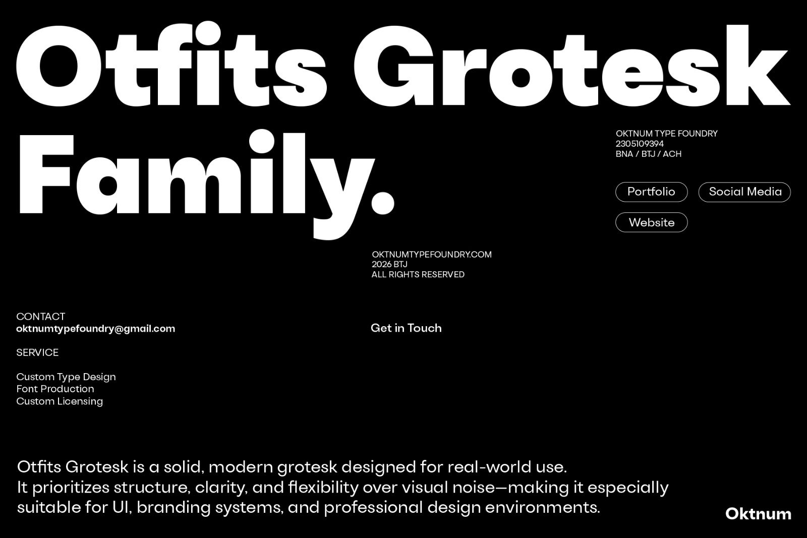 Otfits Grotesk Display