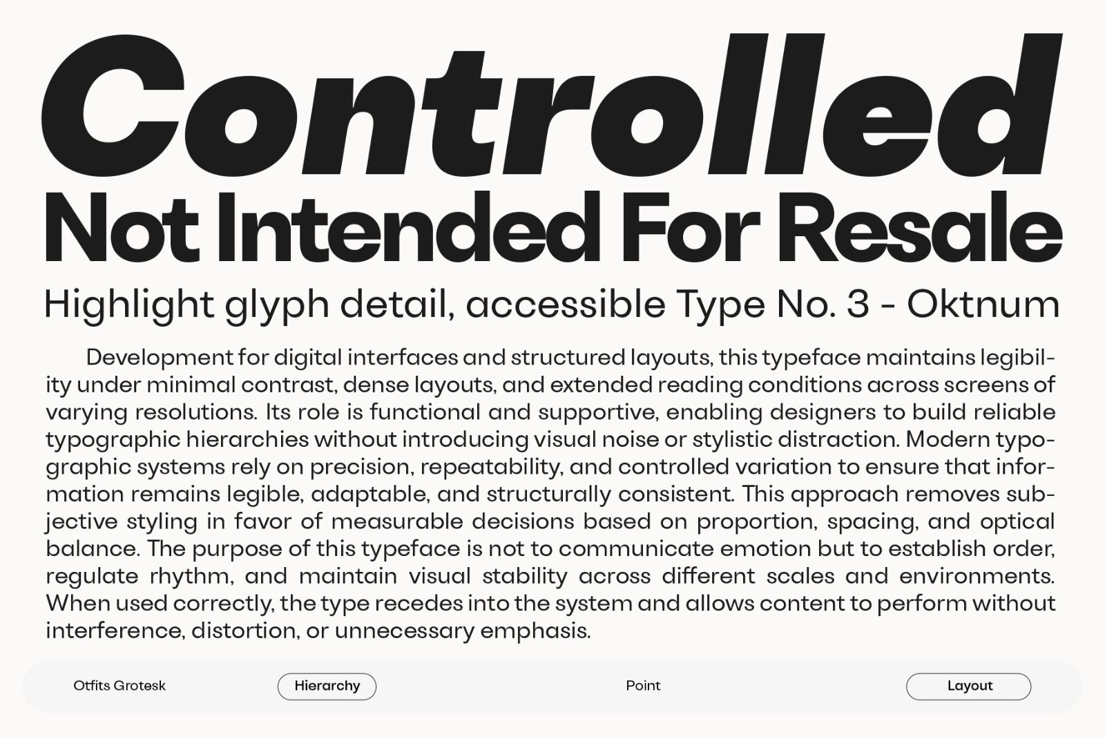 Otfits Grotesk Display