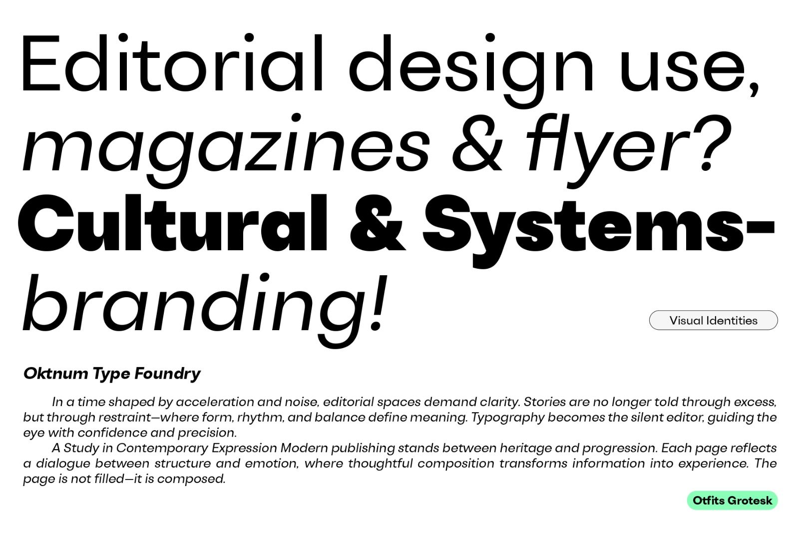 Otfits Grotesk Display