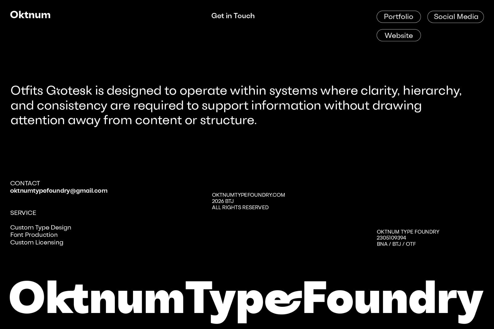 Otfits Grotesk Display