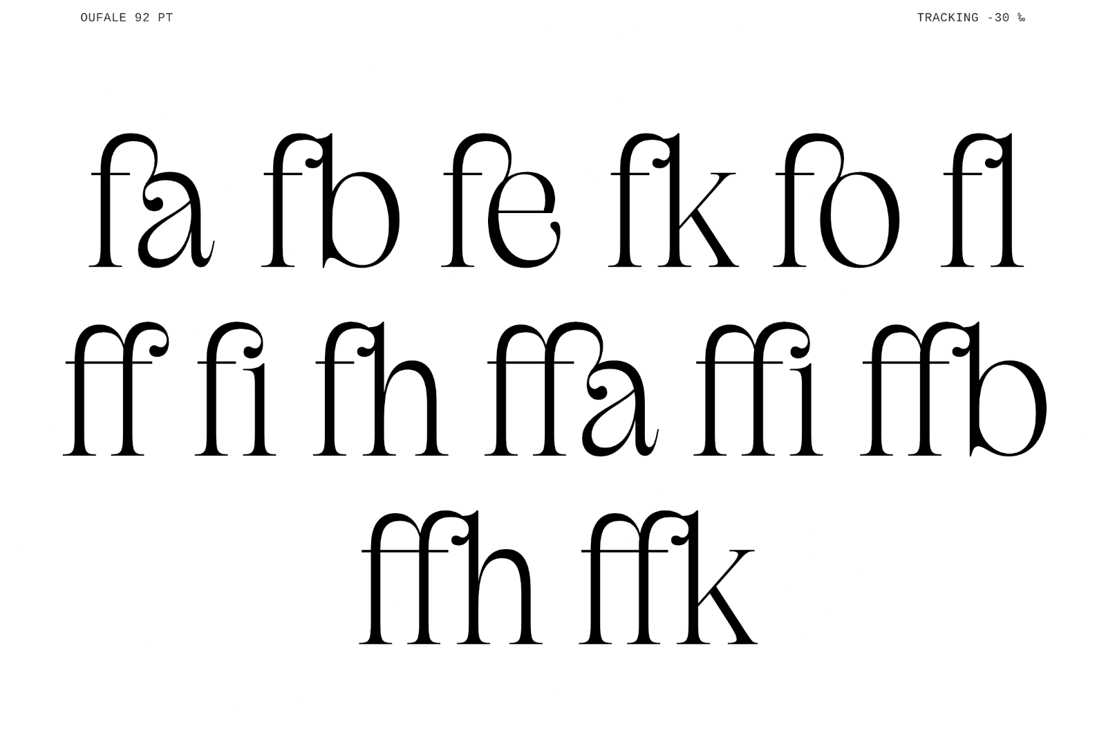 Oufale - Feminine Display Serif — image 5