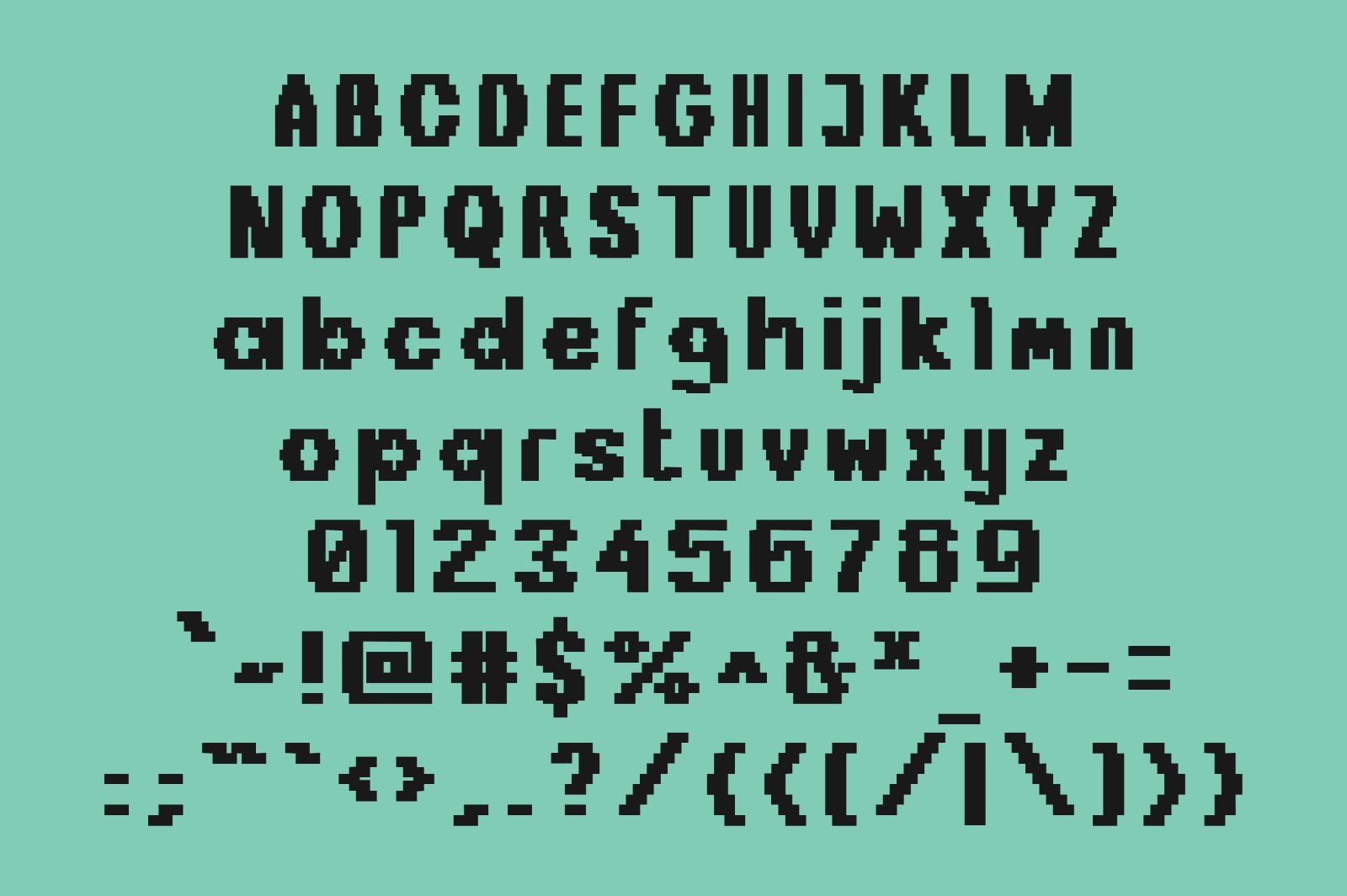 Overbit Bold & Strong Edgy Y2K Pixel Font — image 6