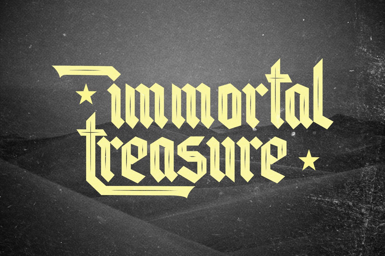 Lightbound - Blackletter Kufic Font — image 8