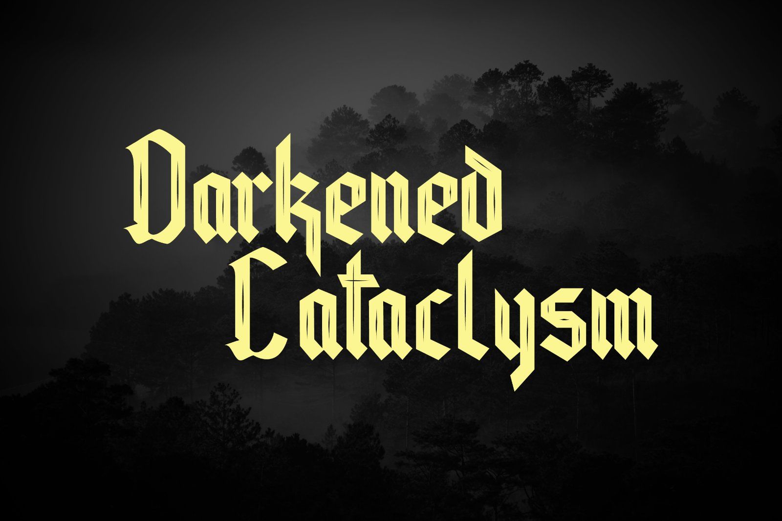 Lightbound - Blackletter Kufic Font — image 5