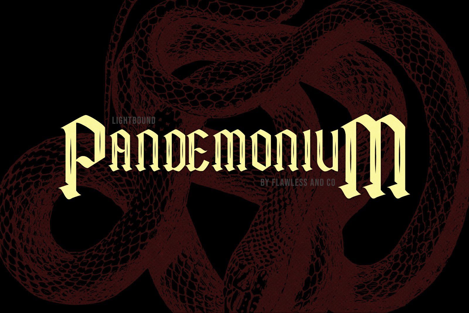 Lightbound - Blackletter Kufic Font — image 6
