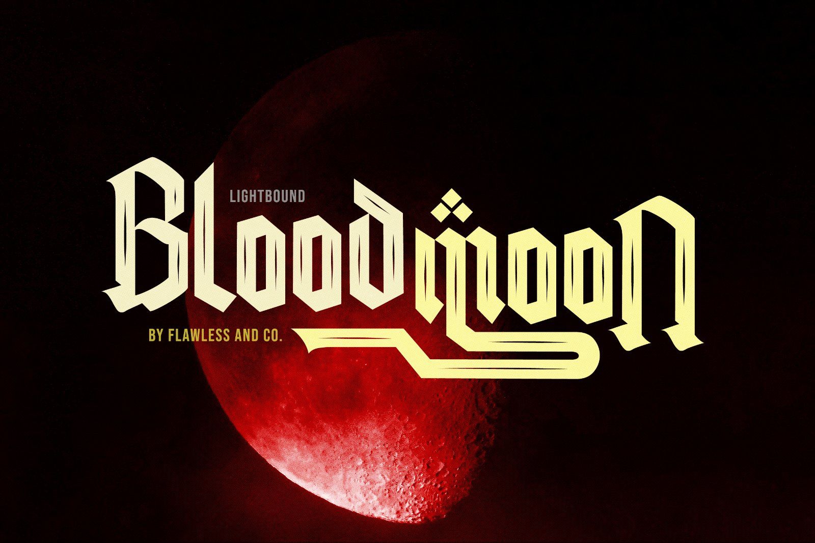 Lightbound - Blackletter Kufic Font — image 7