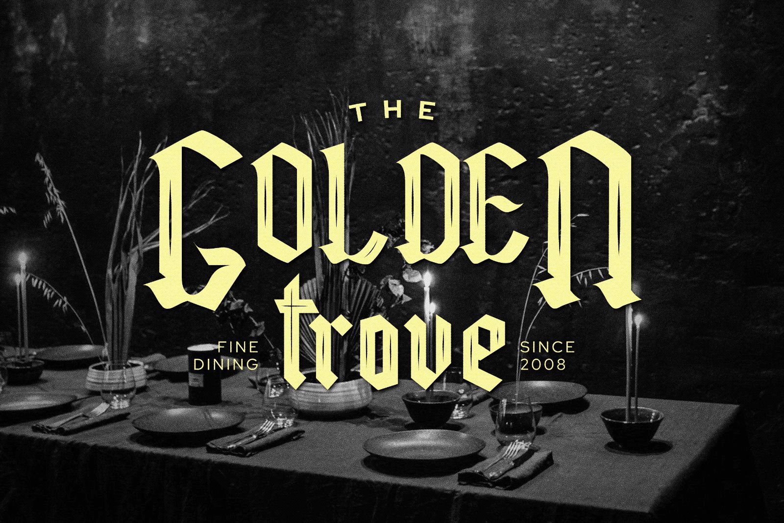 Lightbound - Blackletter Kufic Font — image 3