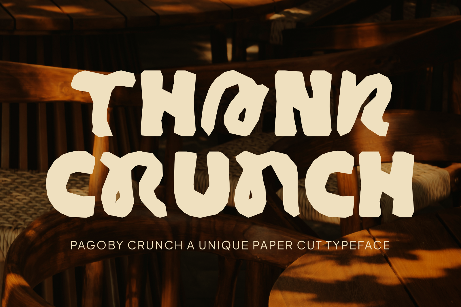 Pagoby – Mixed Cutout Font