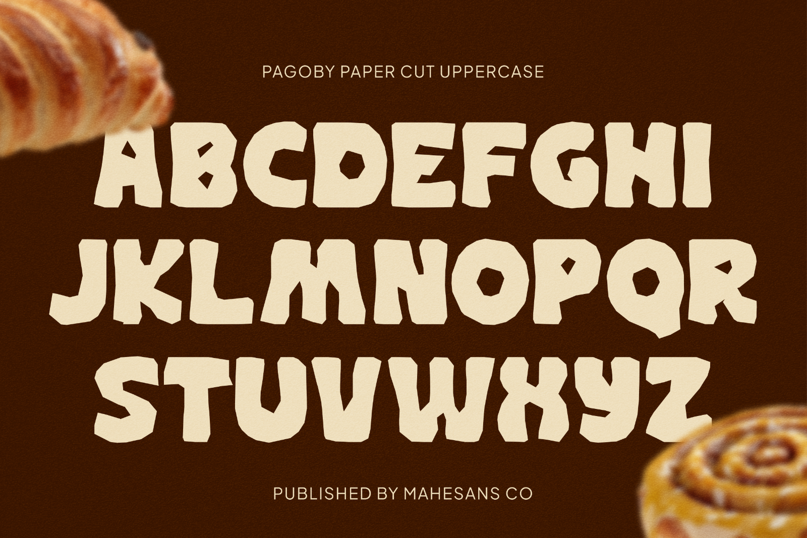 Pagoby – Mixed Cutout Font