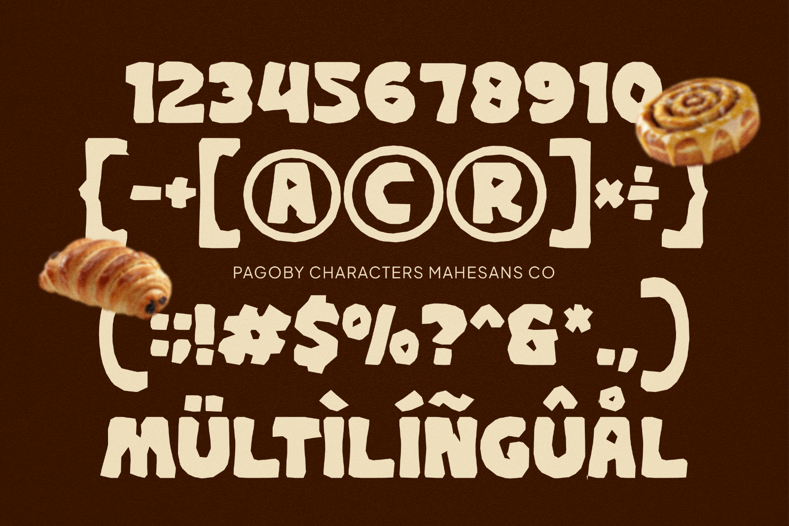 Pagoby – Mixed Cutout Font