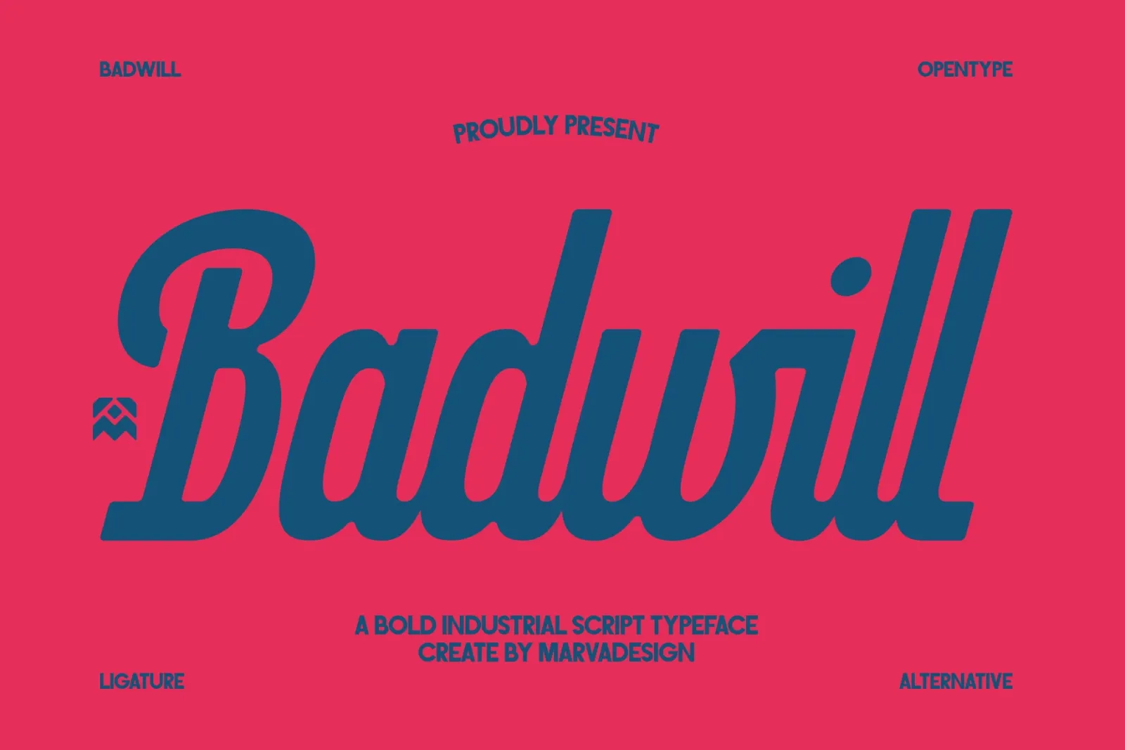 Badwill - Industrial Script — image 1