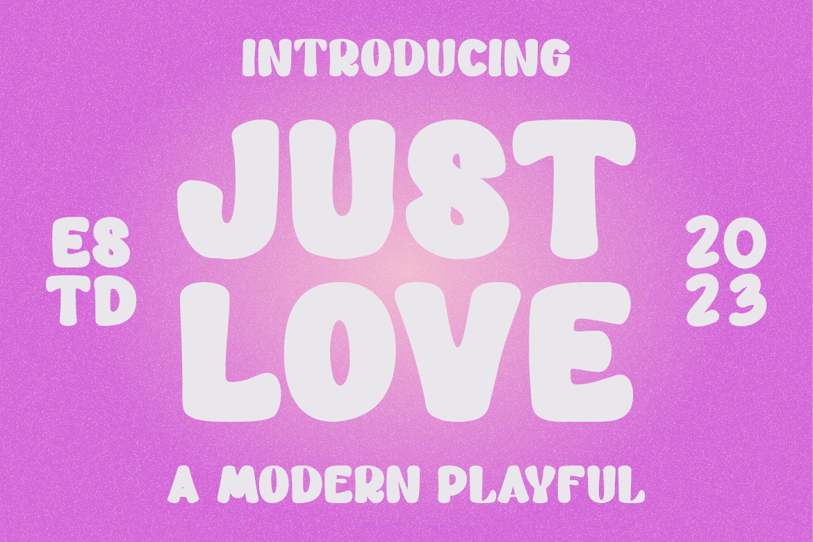 Just Love - A Modern Playful Font — image 1